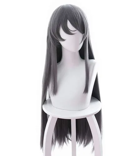 Аниме Akemi Homura Косплей Парики Костюм Боевой Парик Волшебная Девушка Puella Magi Madoka Magica