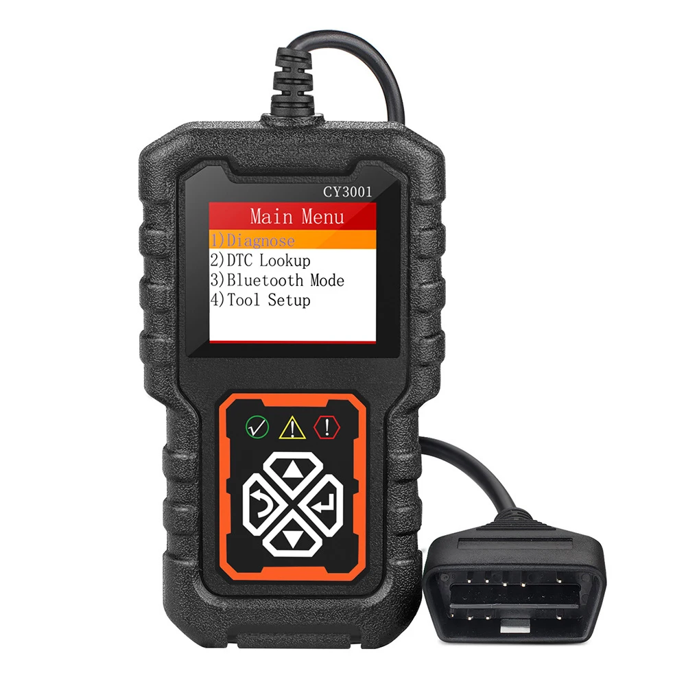 EOBD OBD 2 сканер для аккумулятора двигателя O2 Датчик кода неисправности четкий