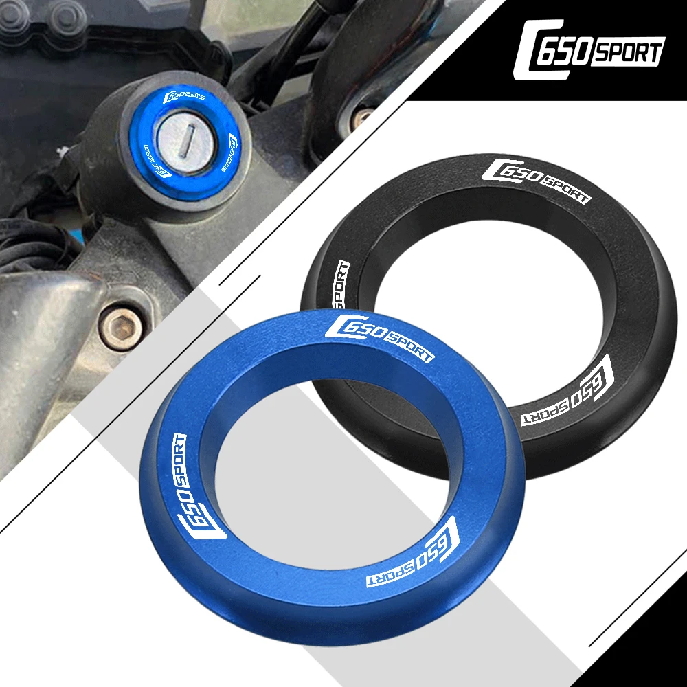 

Мотоциклетные аксессуары для BMW C650SPORT C650 SPORT 2015 2016 2017 2018 CNC алюминиевая крышка зажигания Брелок Круглая Шапка