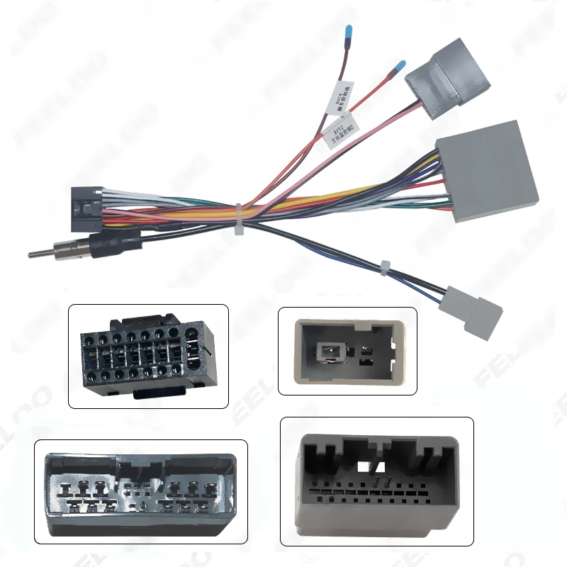 

16-контактный автомобильный стерео аудио головное устройство жгут питания кабель адаптера для Mitsubishi ASX Lancer-EX 2008-2015 (низкий уровень отделки)