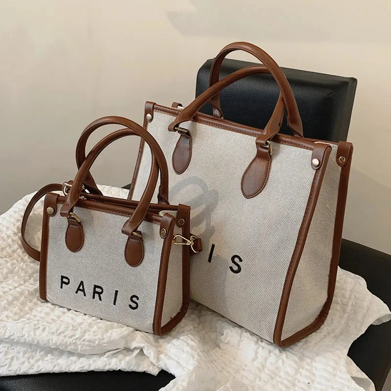 

Tote bag women canvas shoulder cross-body bag fashion Handbag women