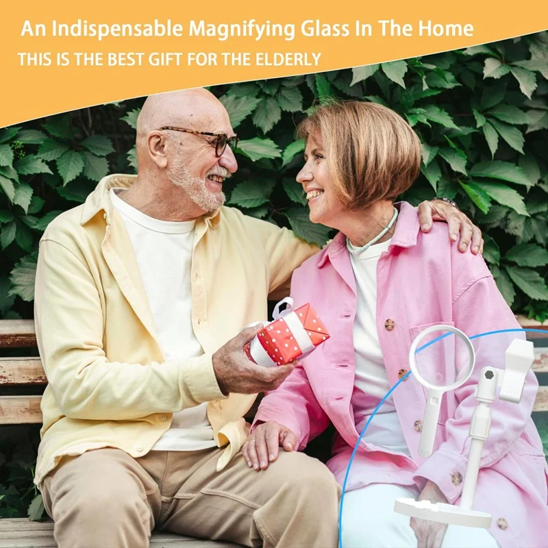 30X 60X увеличительное стекло с 12 светодиодами и подставкой светящаяся лупа для