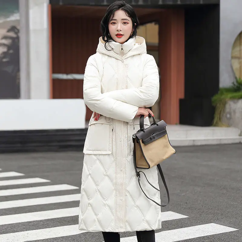 Winter Women's Cold Coat Parkas Jackets Super Hot Coats Hooded Long Cotton Padded Jacket Winter Clothing Fashion New