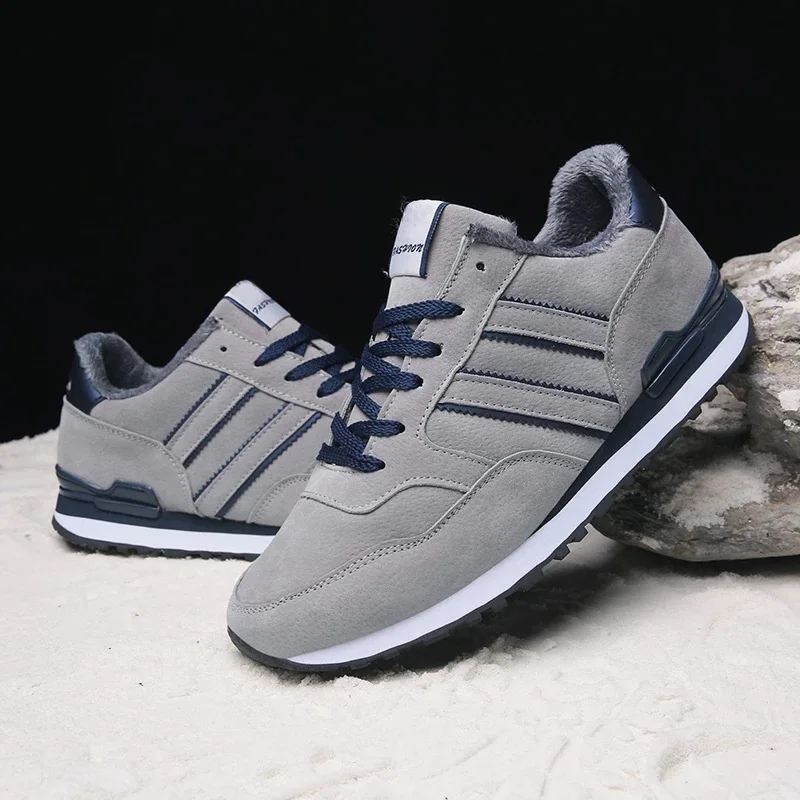 

Кроссовки мужские повседневные легкие замшевые, новинка 2022, Классические мужские кроссовки для бега на открытом воздухе, дышащая сетчатая ...