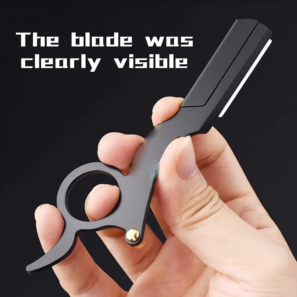 Профессиональный Набор Ручных Бритв 1 + 10 Лезвий Прямой Край Острая