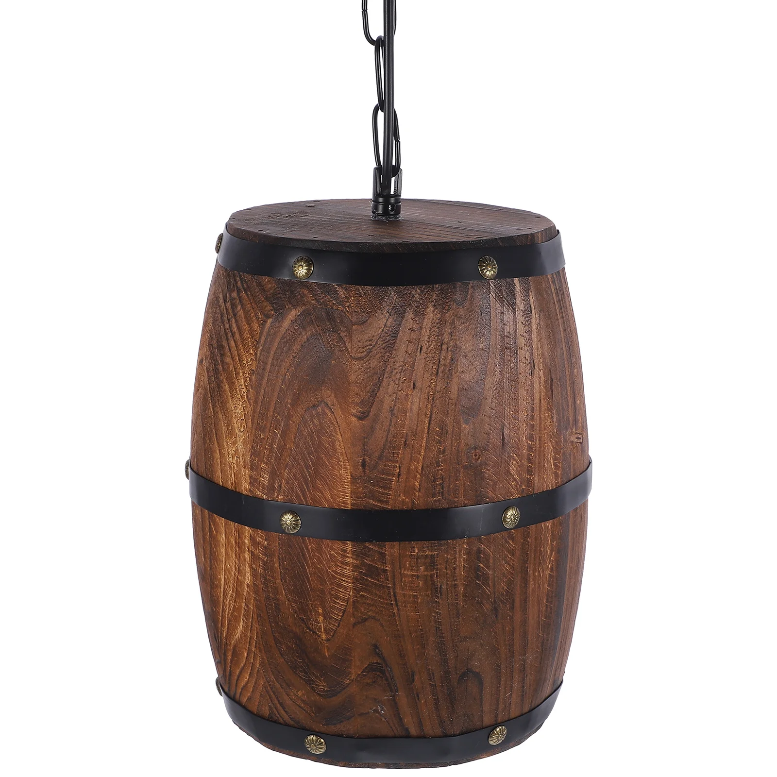 

Retro Chandelier Vintage Pendant Light Hallway Lights Ceiling Bedroom Decor Barrel Wood Living Dining