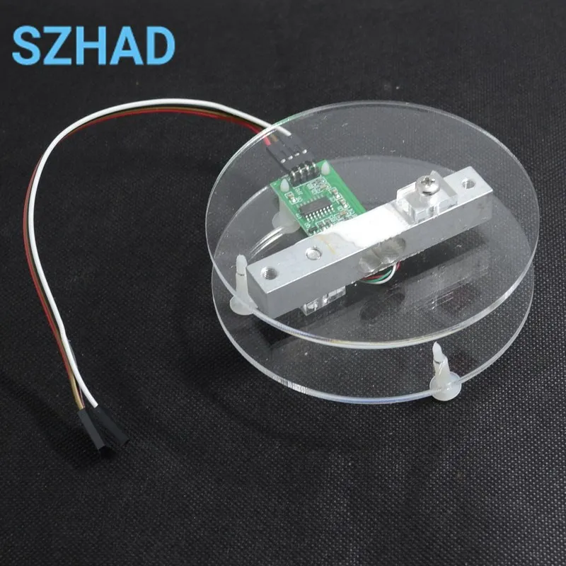 Датчик давления HX711AD, модуль для взвешивания электронных аксессуаров, линия подачи и кабель DuPont, 1 кг, 5 кг, 10 кг, 20 кг