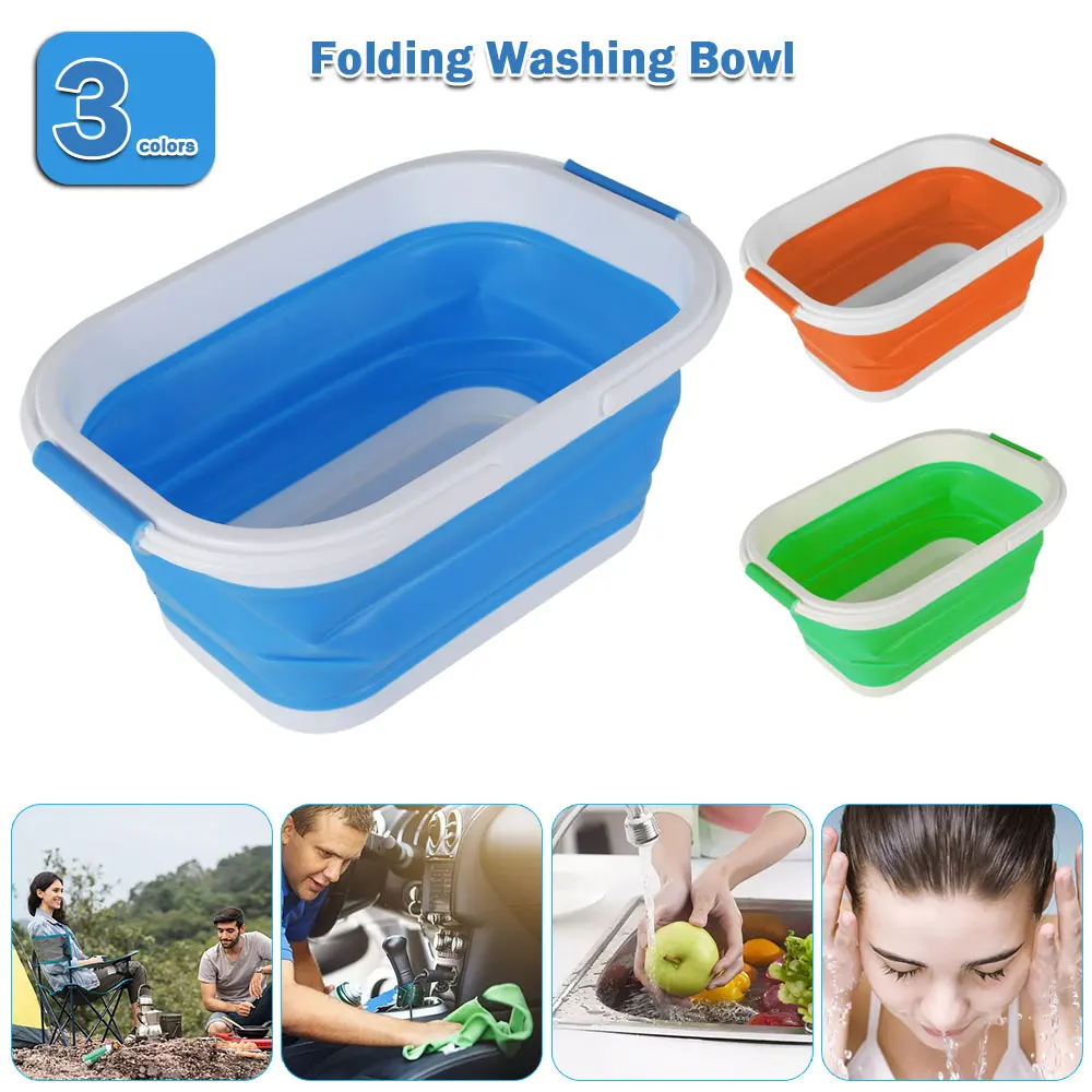 

Складная корзина для хранения белья, многофункциональная складная корзина для раковины, моющийся органайзер для хранения детской кухни