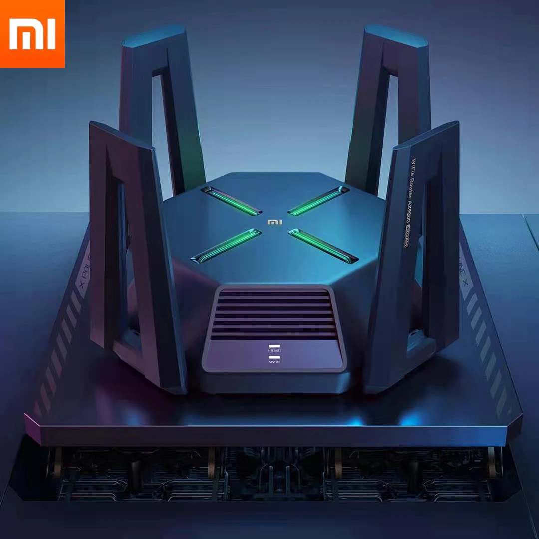 

Wi-Fi-роутер Xiaomi ax9000 aiot, 6 улучшенной версии, трехканальный четырехъядерный процессор, 1 ГБ ОЗУ, 4k qam, 9000 бит/с, 12 антенн с высоким коэффициентом у...