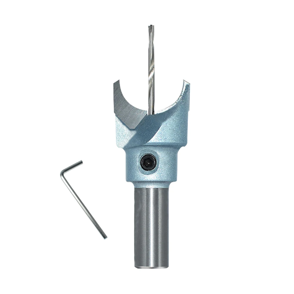 

Wood Bead Drill Bit Milling Cutter Accessories DIY Maker Router Jewelry Rustproof With Wrench Hand Tool Tungsten Steel Ball