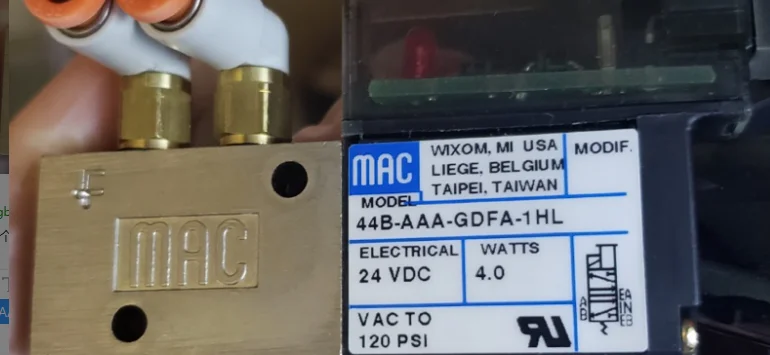 Соленоидный клапан US MAC 44B-AAA-GDFA-1HL оригинальный подлинный Бесплатная доставка