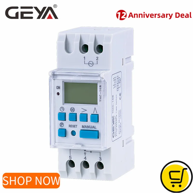 interruptor astronômico geya de lcd interruptor com  16a 20a 30a 110v e 220v Temporizador