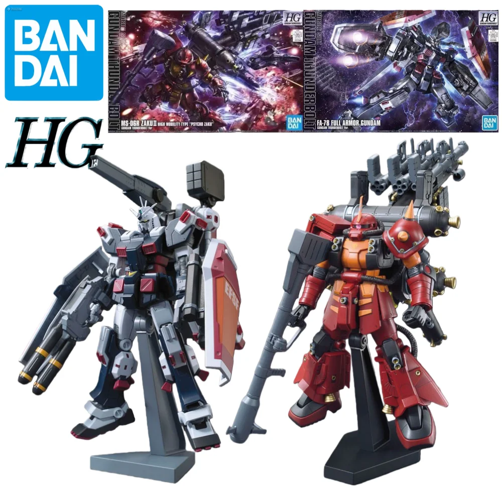 Фото Конструктор Bandai HGGT 1/144: Полностью экипированный Gundam/Psycho Zaku (Gundam Thunderbolt Ver.) Сборная фигурка меха из аниме-сериала №1