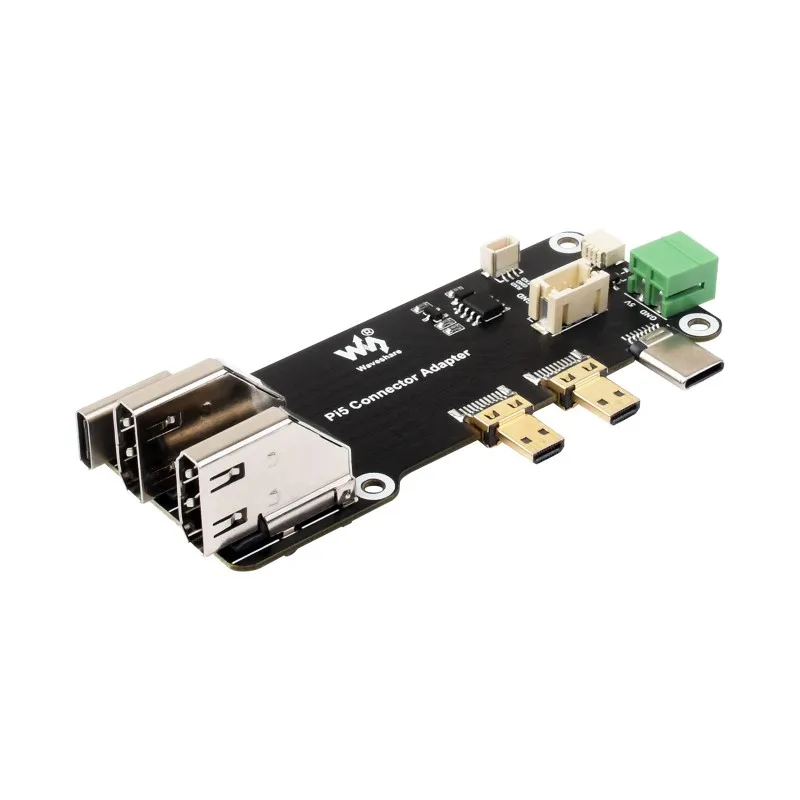 Многофункциональный адаптер Waveshare Micro HDMI-HDMI совместим с Pi 5/4B двумя способами