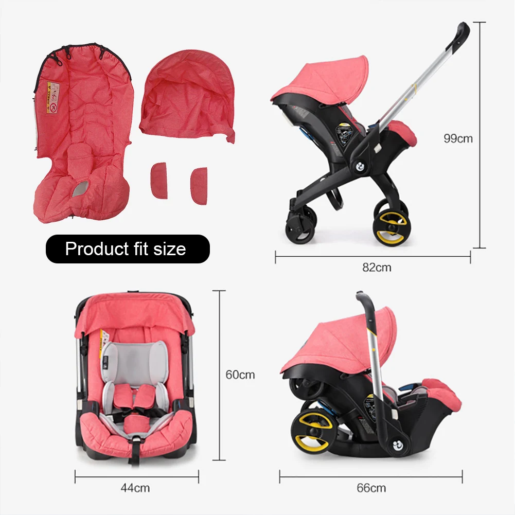 4 in 1 Car Seat StrollerCar Seat Stroller Accessories Changing Washing Kit Canopy Sunshade Cover For Doona Stroller  images - 6