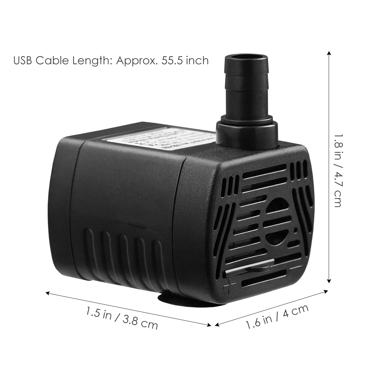 UEETEK USB-1020 5 В -9 3 Вт USB бесщеточный погружной водяной насос аквариумный фонтанный