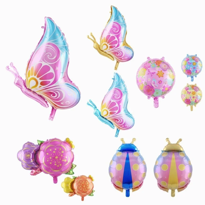 

Beautiful Butterfly Aluminum Foil Balloon Happy Birthday Kids Gift Valentine's Day Party Wedding Scene Decoration Balloons