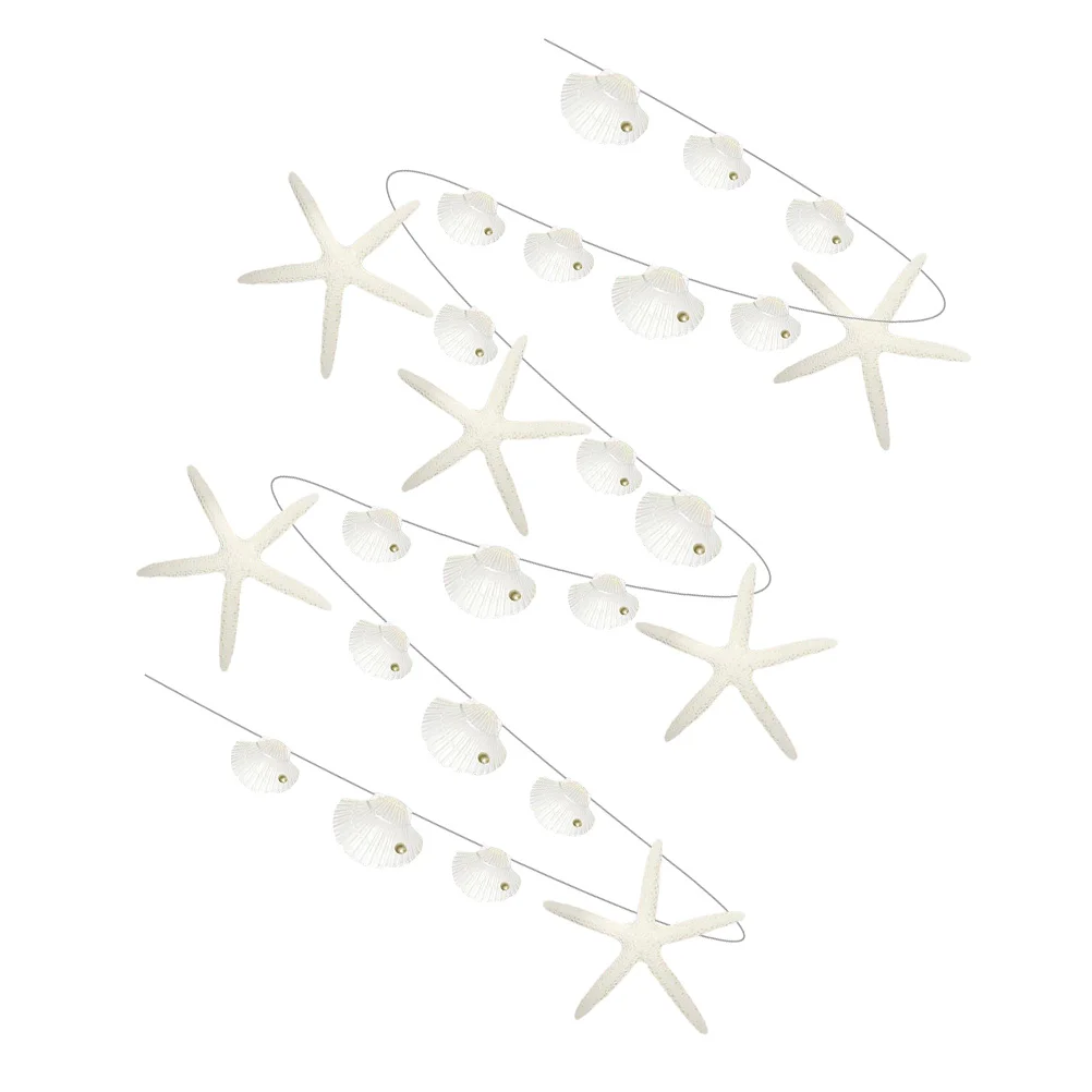 

Party Banner Garland Sea Nautical Shell Bunting Ocean Thebirthday Theme Hanging Decorations Flag Beach Coastal Decoration Summer