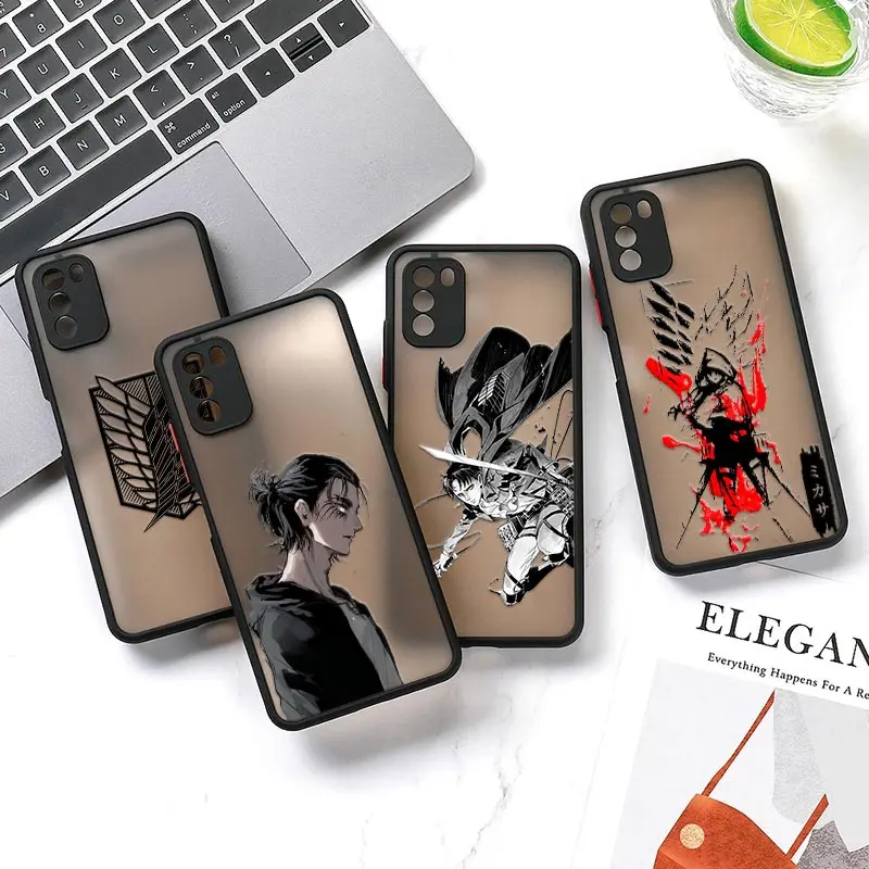 

Anime Allen Attack On Titan Mi 12T Pro Case For Xiaomi 12 11 Lite 5G NE 11T 10T 9 Covers Poco X3 X4 NFC F3 M3 M4 Pro Matte Cases