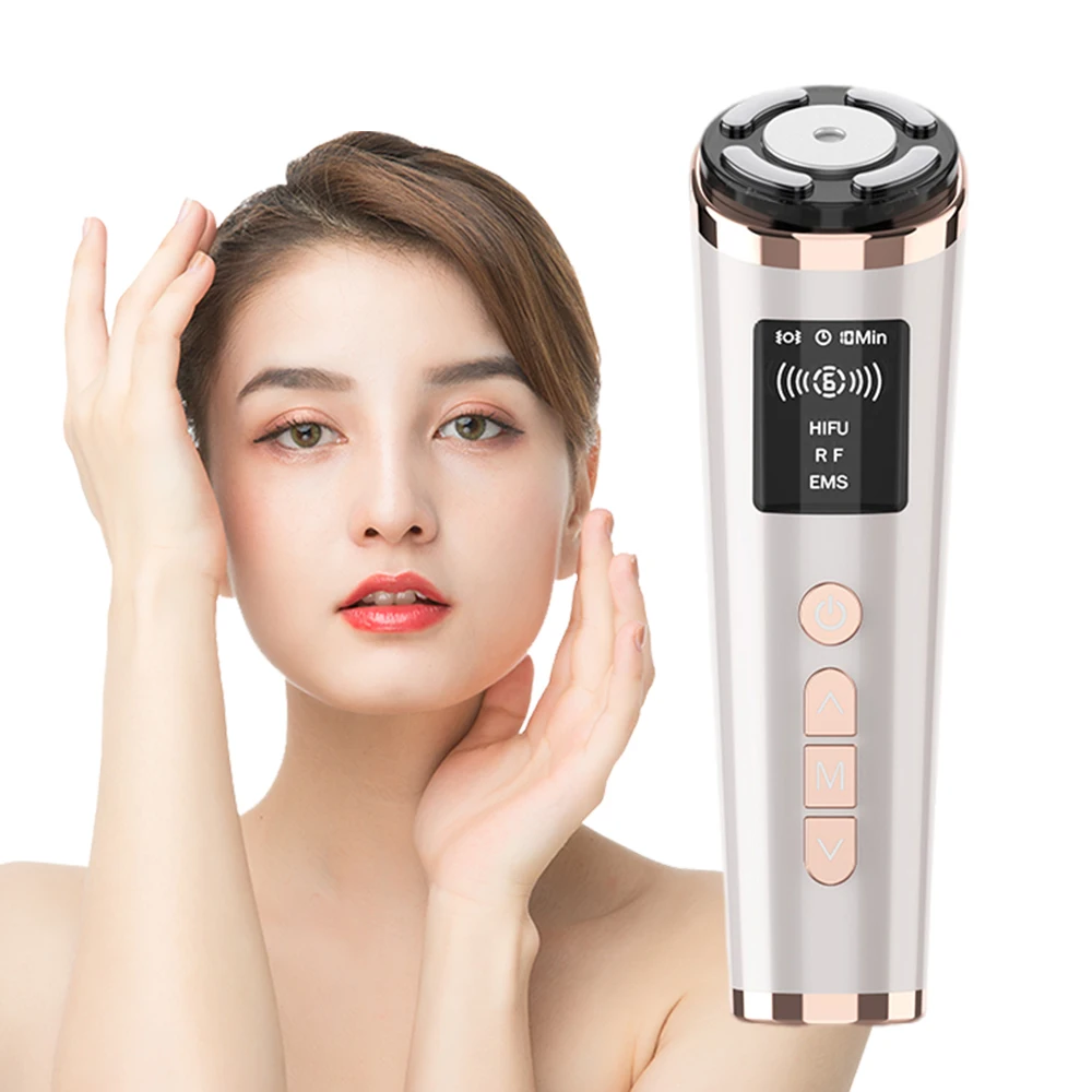 

Original HIFU EMS RF Ultrasonic Skin Rejuvenation Tighten Face Lifting LED Therapy Facial Anti Wrinkle Body Vibration Slimming