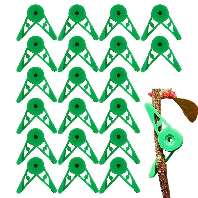 

Plant Stem Trainer Rust Resistant Garden Stem Clips Adjustable Planter Holder Multipurpose Plant Branches Clips For Low Stress