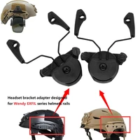 tactical team wendy exfil series helmet rail headphone stand for impact sports electronic shooting earmuffs tactical headset