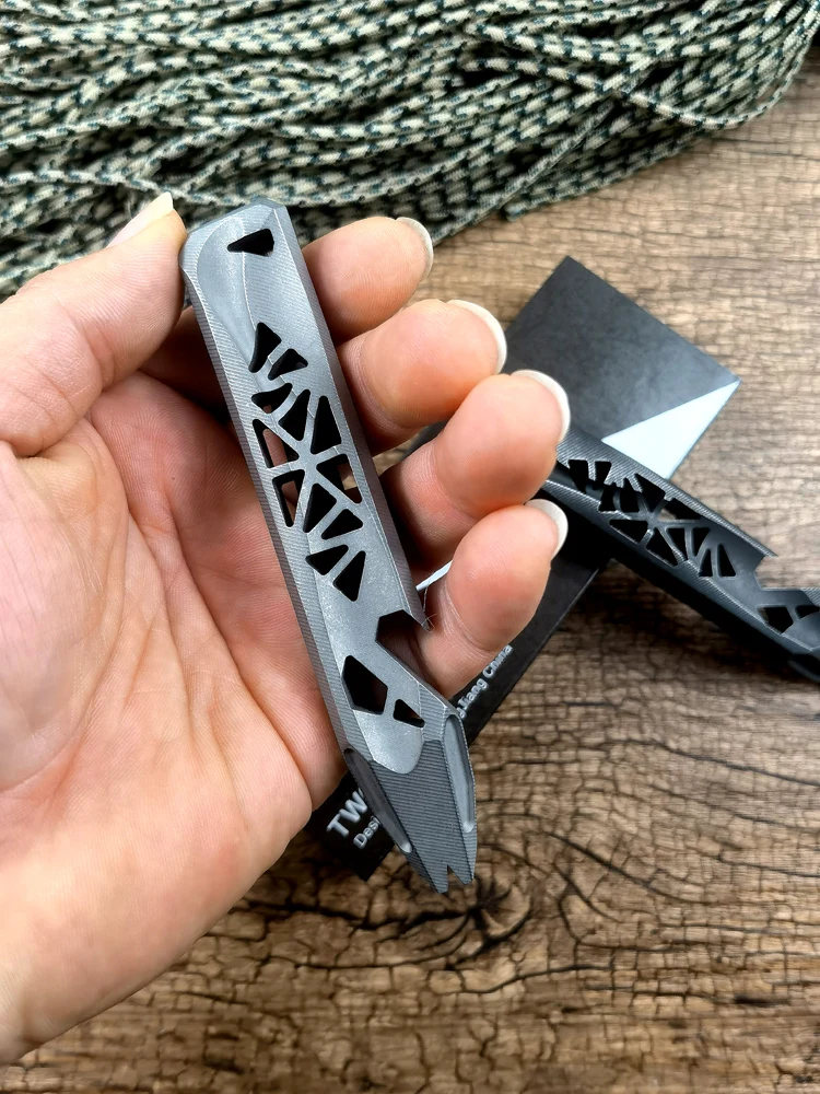 TWOSUN Лом из титанового сплава EDC Многофункциональный инструмент с открывалкой для