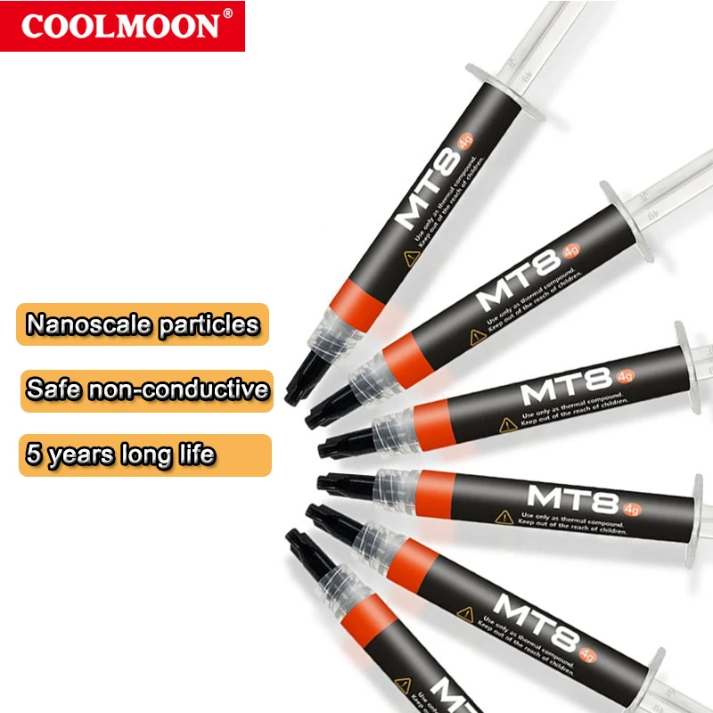 Термопаста наноуровневая проводящая гель-паста для процессора графического