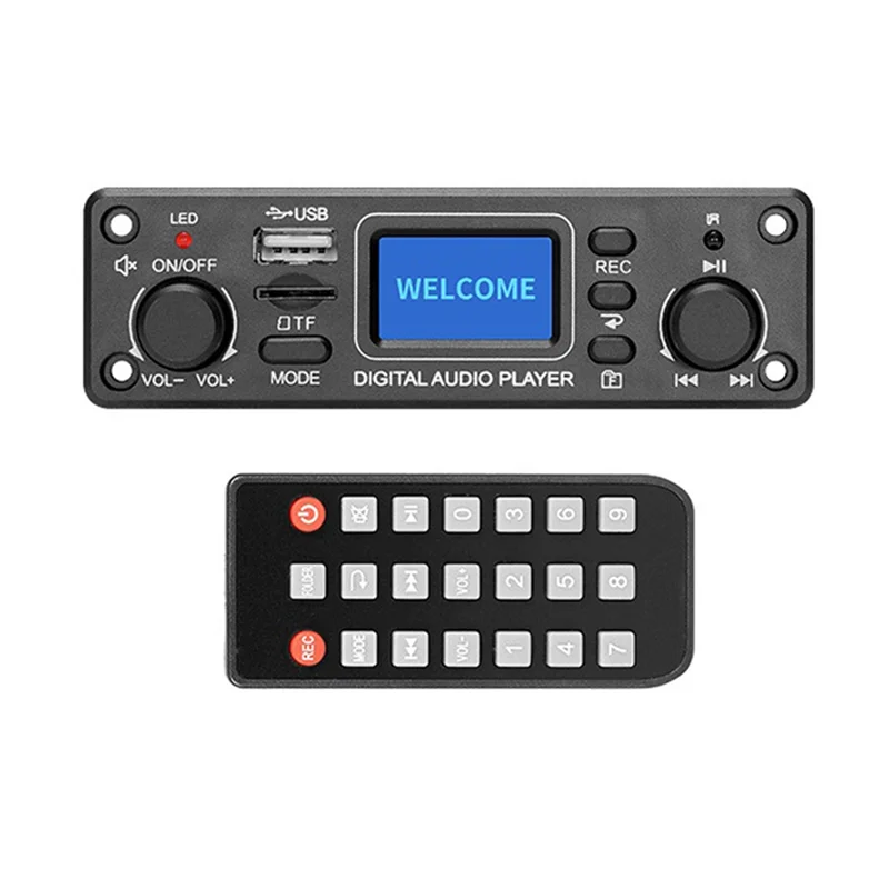 Фото MQXGF цифровой аудиоплеер Bluetooth MP3-плеер декодер плата 128X64 DOTS ЖК-дисплей USB SD BT FM модуль музыкального плеер TPM119B №3