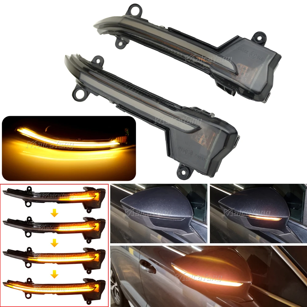 

Светодиодный Динамический указатель поворота, индикатор последовательного света для SEAT Ateca Cupra Tarraco Xcellence 2016-2019, лучшее качество