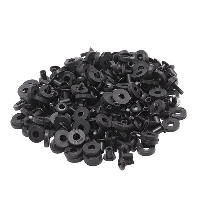 

100Pcs T-Ek Lok Screw Set Chi-Cago Screw Comes with Washer for DIY Kydex Sheath Holster Hand Tool Parts