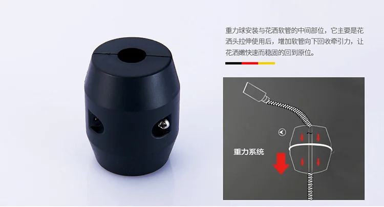 

Kitchen draw faucet gravity ball shot accessories basin faucet draw faucet retractable draw hose ball