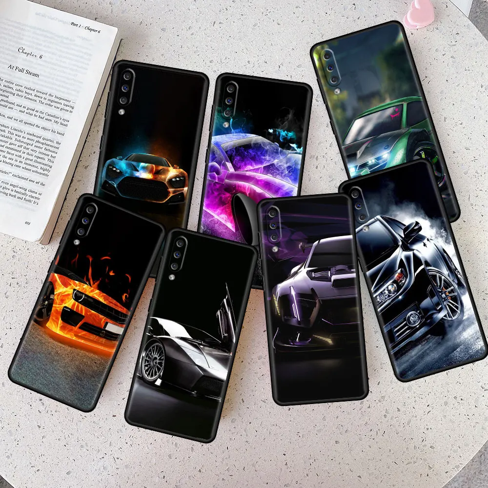 

Casing Phone Case Coque Samsung Galaxy A12 A32 A72 A51 A50 A21s A52 A40 5G A30 A10s A30s A90 A53 A10 A20 Silicone Cool Car