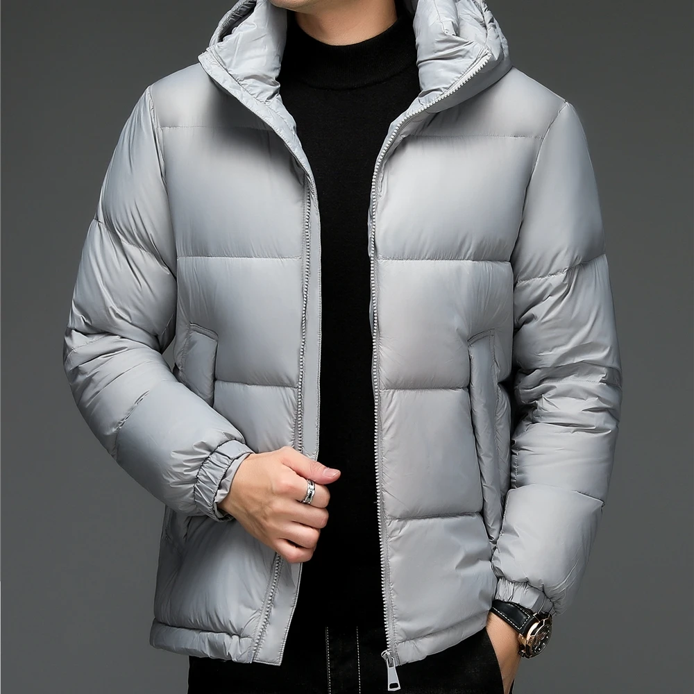COODRONY Brand Solid Color Hooded Parka Down Jacket Winter New Arrival 90% White Duck Down Coat Men Thick Warm Windbreaker Z8171