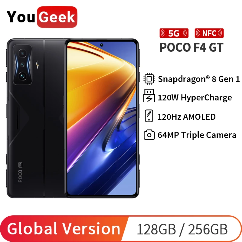 Cena Globalna Wersja POCO F4 GT 5G Smartphone 128GB / 256GB Snapdragon 8 Gen 1 120W HyperCharge 120Hz AMOLED Wyskakujące Wyzwalacze NFC Najtaniej Globalna Wersja POCO F4 GT 5G Smartphone 128GB / 256GB Snapdragon 8 Gen 1 120W HyperCharge 120Hz AMOLED Wyskakujące Wyzwalacze NFC