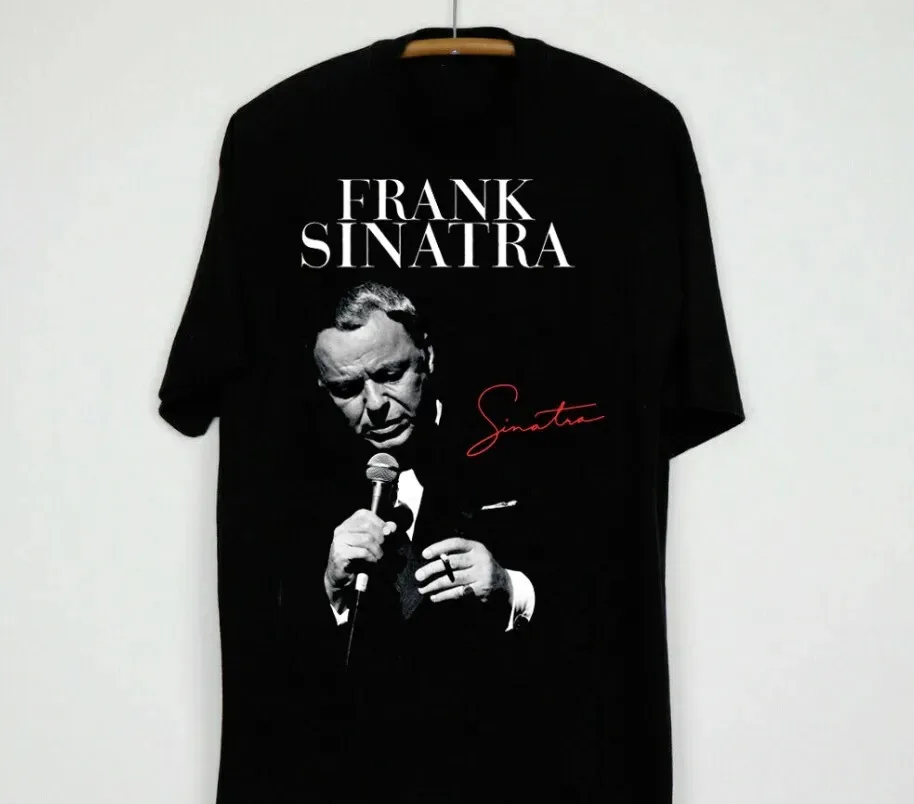 Футболка Signature Live Tour Frank Sinatra черная S 5XL