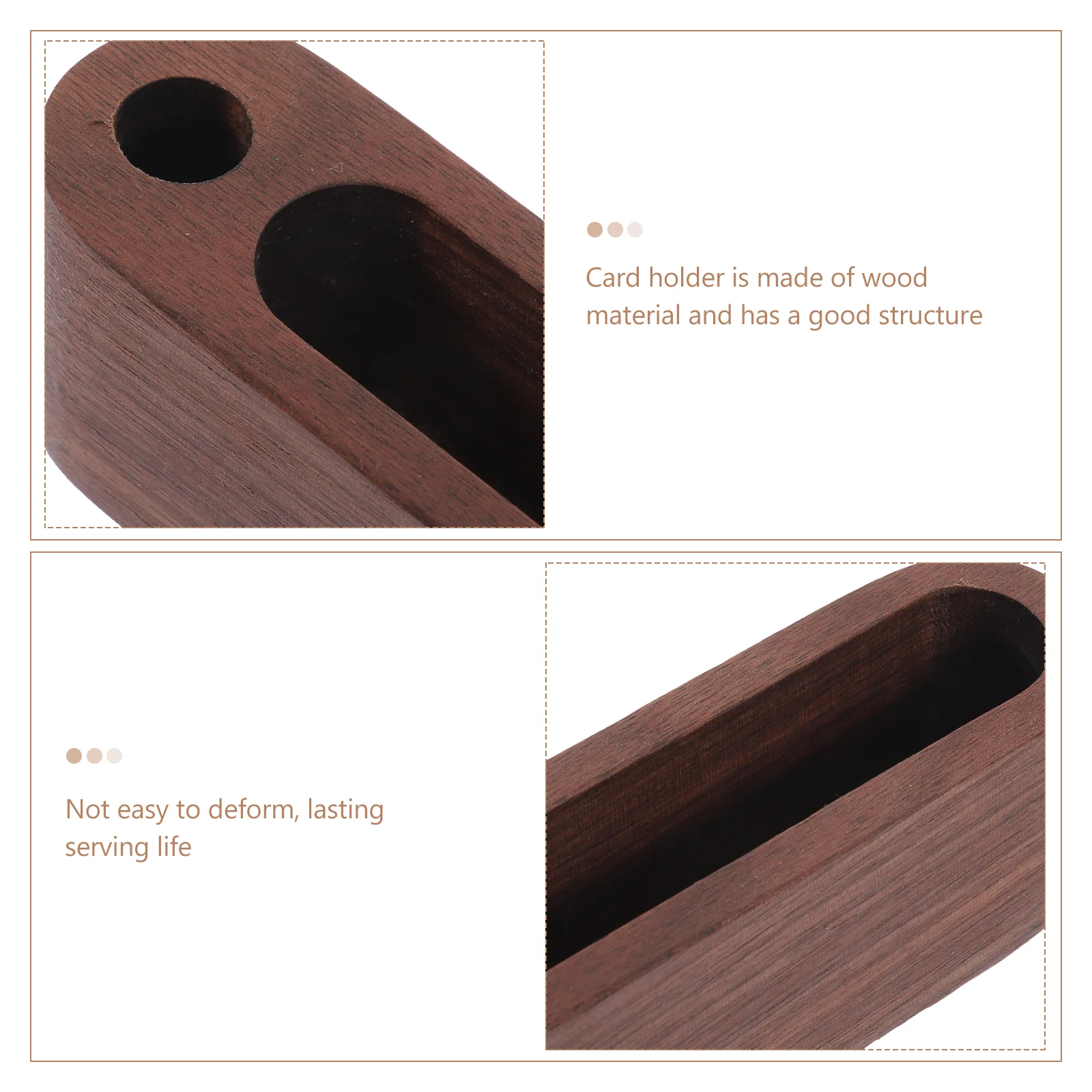 Рисунок 5 - Деревянный держатель для визиток