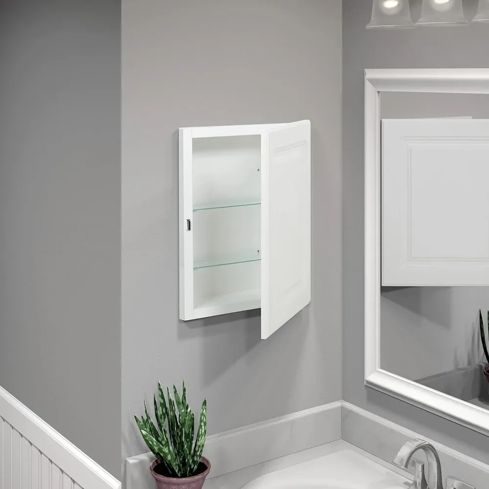 Американский шкафчик для лекарств с приподнятой панелью и углублением 16x20 дюймов