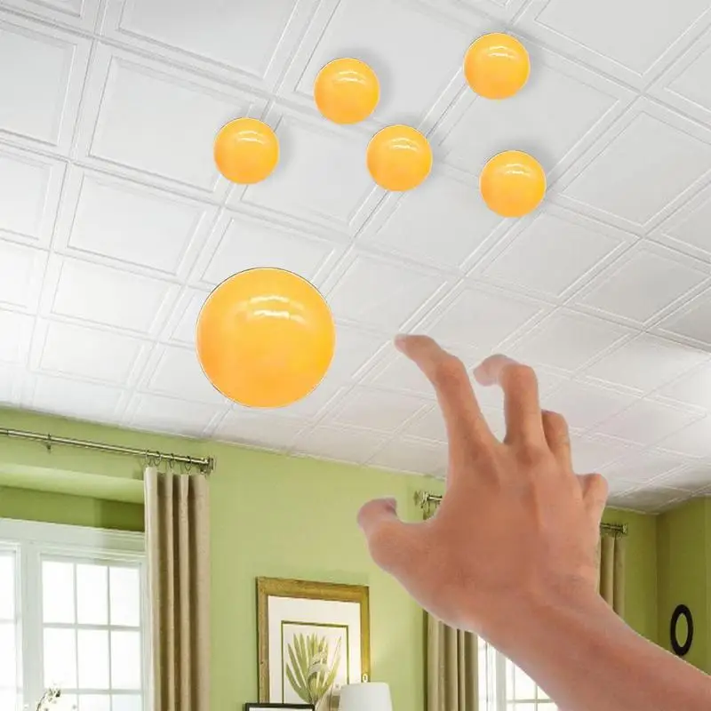 Светящийся в темноте липкий мяч липкие потолочные шарики игрушка резиновый
