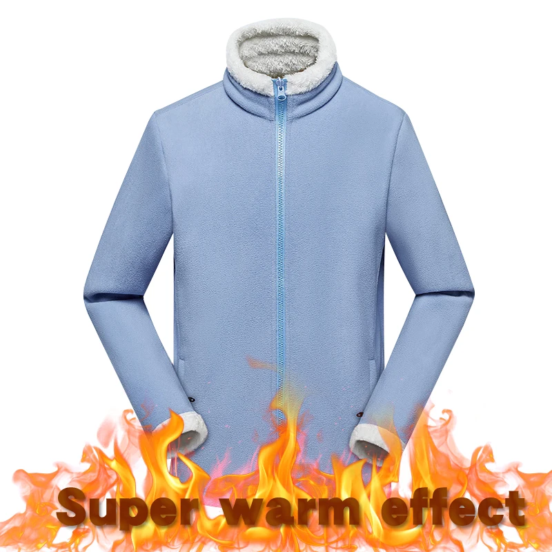 Зимний теплый лыжный костюм мужские ветрозащитные водонепроницаемые флисовые