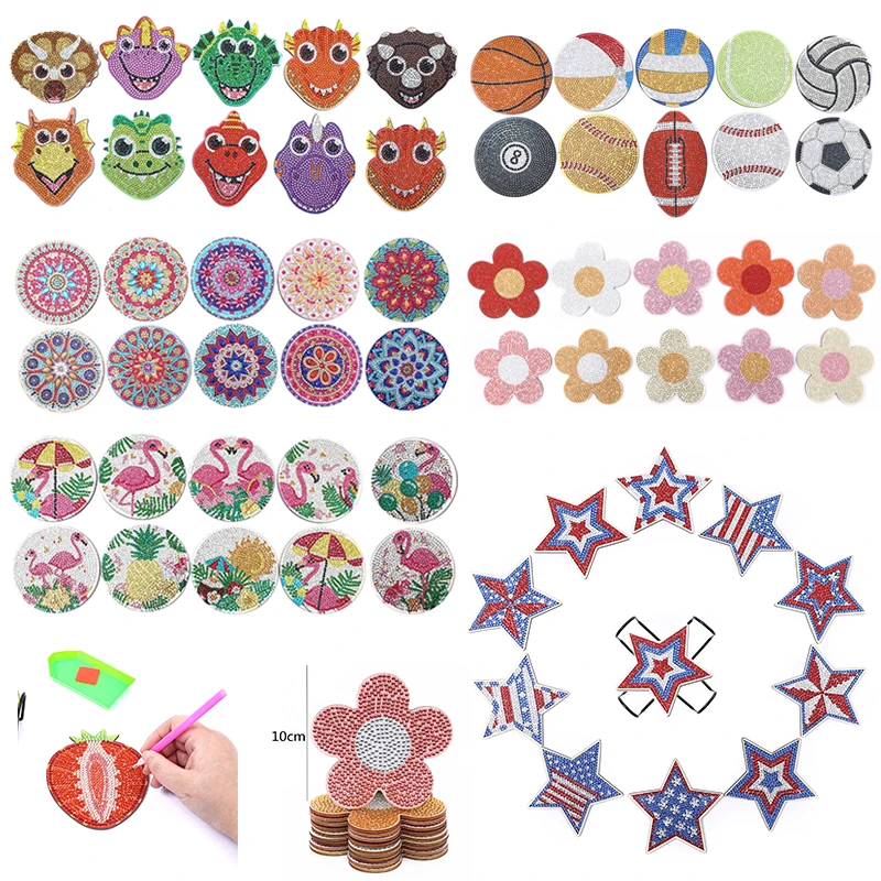 

5D DIY алмазная живопись подставка фрукты животные цветок чашка особая форма буровая точка чашка подушка со стойкой кухонный домашний декор