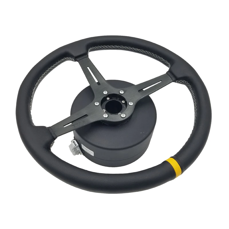 Agrimotor Steering wheel gear electric steering motor 12v 50w 7N.m direct drive torque motor low speed 80rpm