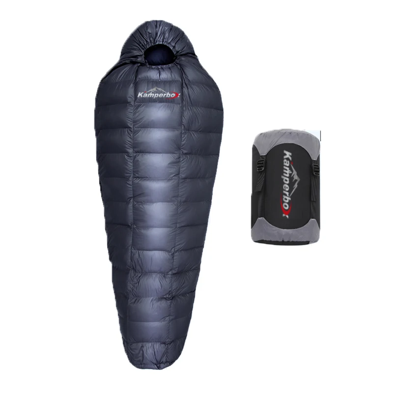 

Новый спальный мешок Kamperbox, зимний сохраняющий тепло спальный мешок с гусиным пухом для мам, удобный спальный мешок для похода и кемпинга