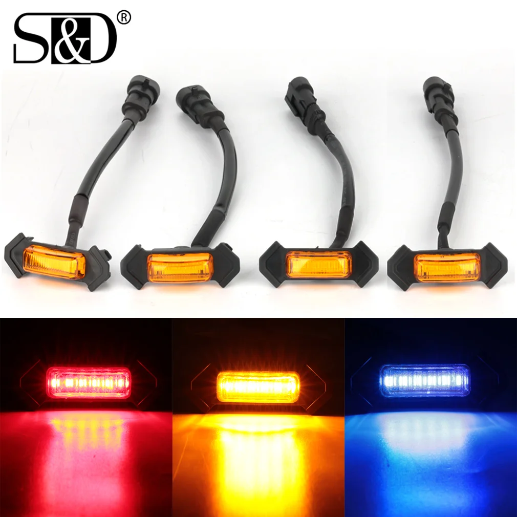 

1 Set LED Grill Mount Assemblies 3030 Chips For Car 2016-2020 Toyota Tacoma w/TRD Pro Grill Front Grille Lighting DRL DC 12V