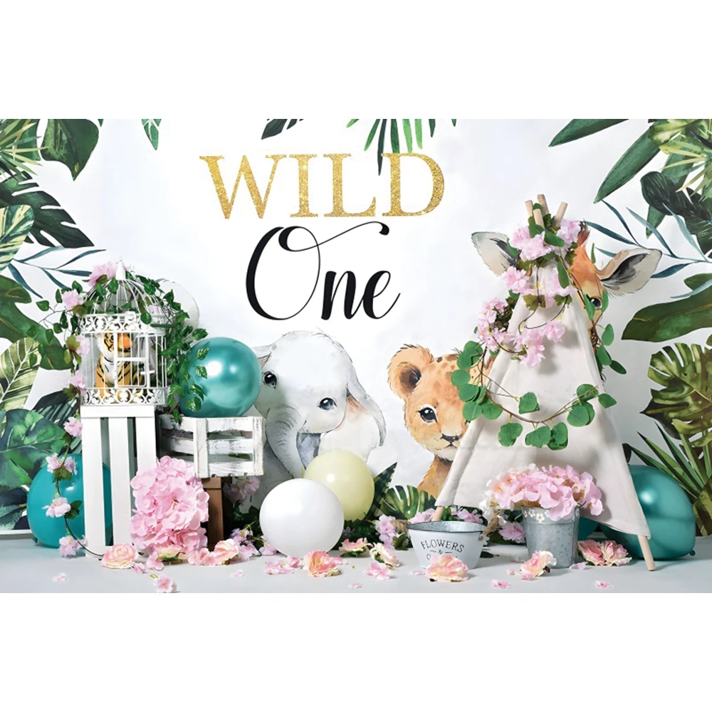 Фон для фотосъемки с изображением джунглей |