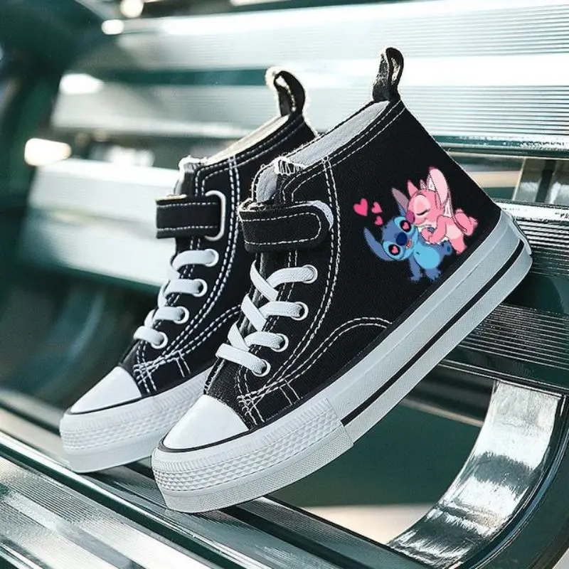 Kawaii высокие спортивные ботинки для мальчиков детские удобные с рисунком из