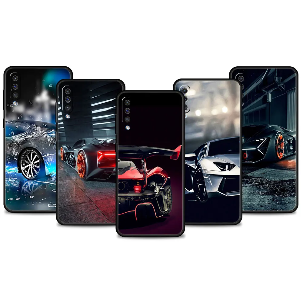 

Sports Cars Male Men Phone Coque Silicon For Samsung Galaxy A50 A30 Note 20 Ultra 10 A20e A20s A40 A70 A10s A10 M52 5G A91
