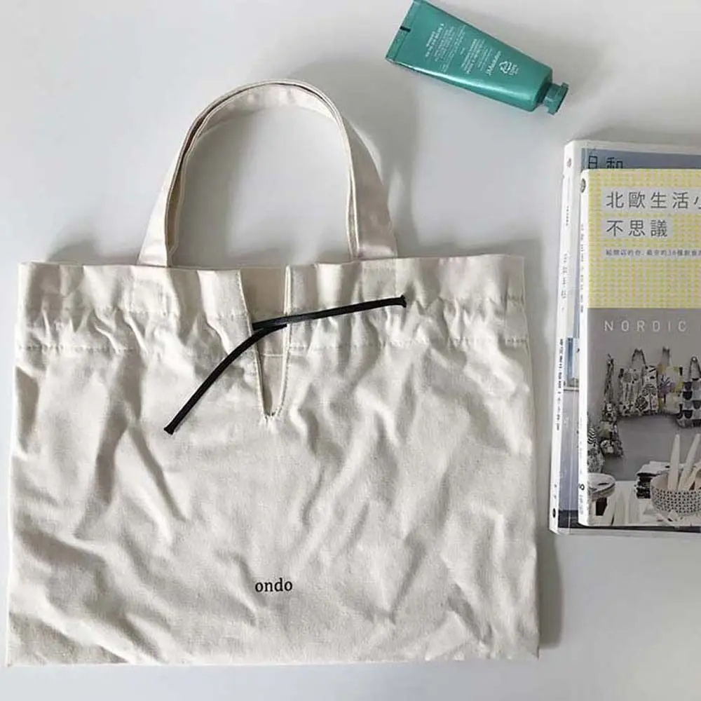 Многоразовая белая сумка на запястье с принтом шнурке корейский стиль весенняя