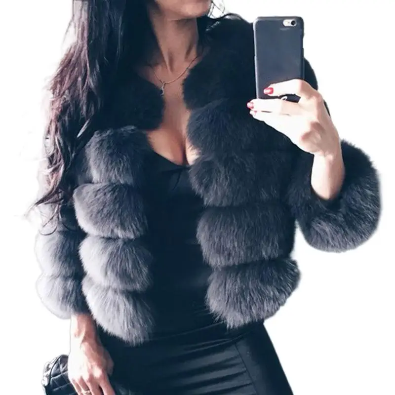 Fox Fur Coats Winter Women 100% Natural Real Fur Jacket Female Clothes Ladies Warm Genuine Fur Coat Oversize Fashion Outerwear