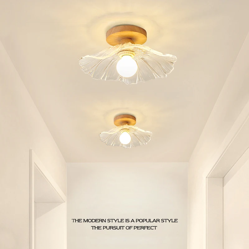 

Corridor aisle lights LED Chandelier Lights Glass shade Indoor Lighting home lamp living study room cloakroom 5w bulb include de